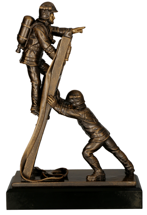 Statuetka Strażacka Akcja Ratownicza 30cm RFST3052BR