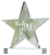 Statuetka Akrylowa Gwiazda 2cm AC002 z nadrukiem