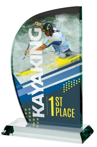 Biznesowa statuetka ze szkła dla kluczowego klienta podziękowanie G035