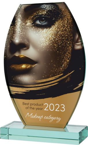 Biznesowe trofeum ze szkła na ceremonie wręczenia nagród G043