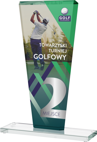 Biznesowa nagroda ze szkła dla kluczowego klienta na uroczystość Gs103