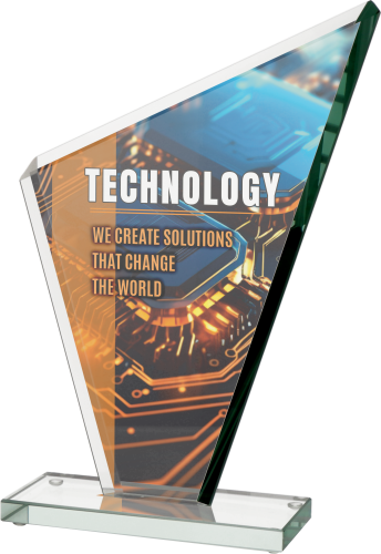 Szklana statuetka sportowa na gale i podsumowania sezonu Warszawa Gs201