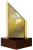 Statuetka drewniana z nadrukiem TROF1C