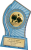 Trofeum Plastikowe Niebiesko-Złote PS110 z grawerem