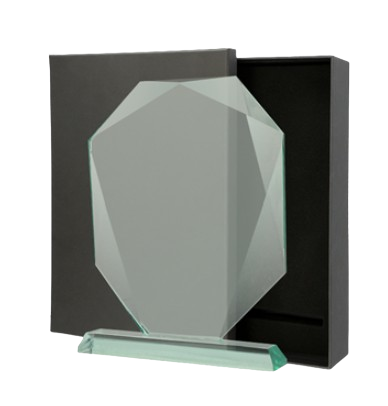 Trofeum szklane z etui G042