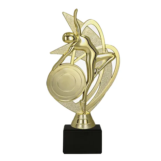 Złota statuetka taneczna F273G/BK