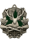 Medal odlewany - JELEŃ - MYŚLISTWO ( 90 x 70 mm) - MD1770/AS