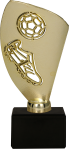 Figurka na kamiennym postumencie - Piłka nożna - B327G/BK