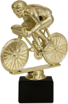 Figurka na kamiennym postumencie - Kolarstwo - F08G/BK