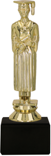 Figurka Absolwent Mężczyzna na Marmurze 16cm F87G/BK | Nagrody