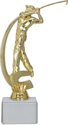 Figurka na kamiennym postumencie - Golf - F222G/WM