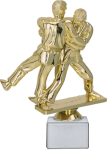 Figurka na kamiennym postumencie - Judo - F11G/WM