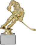 Figurka na kamiennym postumencie - Hokej - F182G/WM