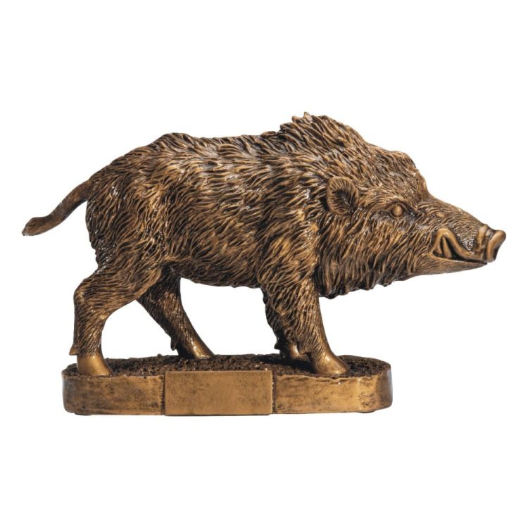 Statuetka Odlewana Dzik Myślistwo 20x35cm 39682 | Wyprzedaż