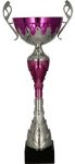 Puchar metalowy srebrno - fioletowy - 7257