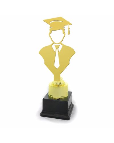 Statuetka Metalowa Absolwent 29,5 cm 4256 | Ostatnia Sztuka