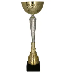 Puchar metalowy złoto - srebrny - 9298