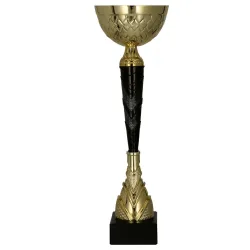 Puchar metalowy złoto - czarny - 9299