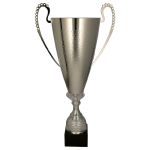 Puchar metalowy srebrny - 1077 - Z Diamentem