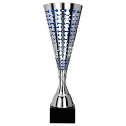Puchar Metalowy Srebrno-Niebieski - 2099