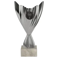 Puchar plastikowy srebrny - 8386