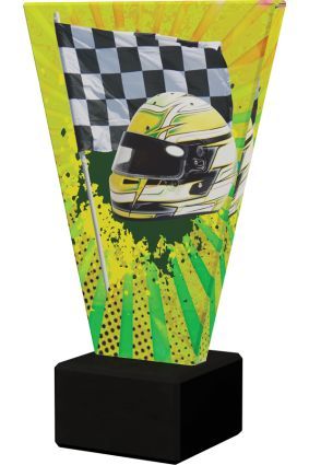 Statuetka Szklana Motoryzacja 20,5 cm VL2-B/MOT/BK | Wyprzedaż