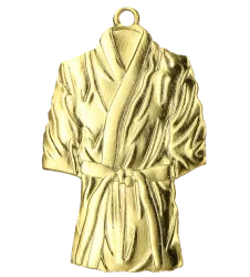 Medal Stalowy Złoty Karate/Judo - 50x32 mm -  MMC37051/G
