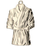 Medal Stalowy Srebrny Karate/Judo - 50x32 mm - MMC37051/S