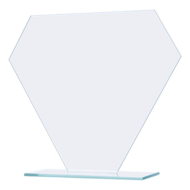 Pamiątkowa statuetka ze szkła na okrągły jubileusz firmy M79