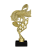Statuetka Muzyczna Złota na Marmurze 21,5 cm B661/MUS/BK