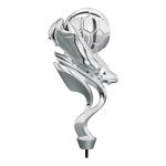 Figurka Plastikowa Srebrna - Piłka Nożna - B701/S