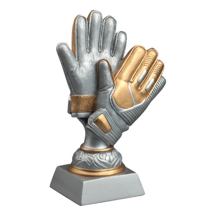Statuetka Żywiczna Rękawice Bramkarz 17cm 38702 | Wyprzedaż