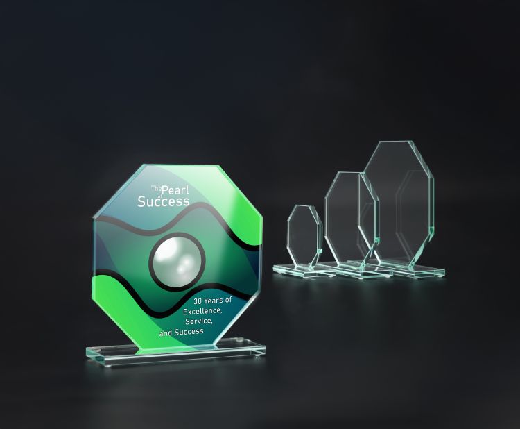 Szklane wyróżnienie dla najlepszego pracownika roku 8001