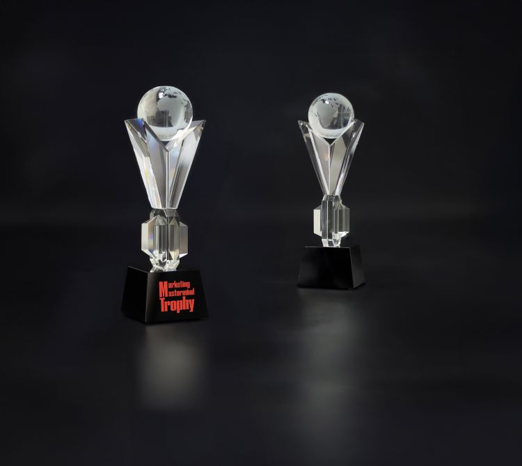 Prestiżowa nagroda z kryształu z grawerem okolicznościowym C027