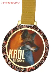 Medal na zamówienie Lis - Król Polowania - 70 mm - MC6002/G-S+/HUN2A-PW - 7 DNI ROBOCZYCH