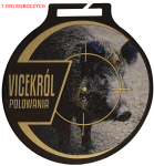 Medal na zamówienie - Vicekról Polowania - Dzik - 70mm - MC6002/G-S+/HUN3B-PW-7 DNI ROBOCZYCH