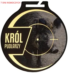 Medal na zamówienie - Król Pudlarzy - Dzik - 70mm - MC6002/G-S+/HUN3C-PW-7 DNI ROBOCZYCH
