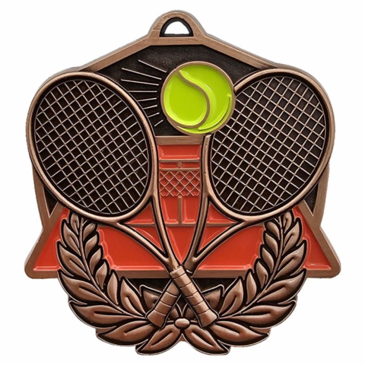 Medal odlewany tenis ziemny - M146/B