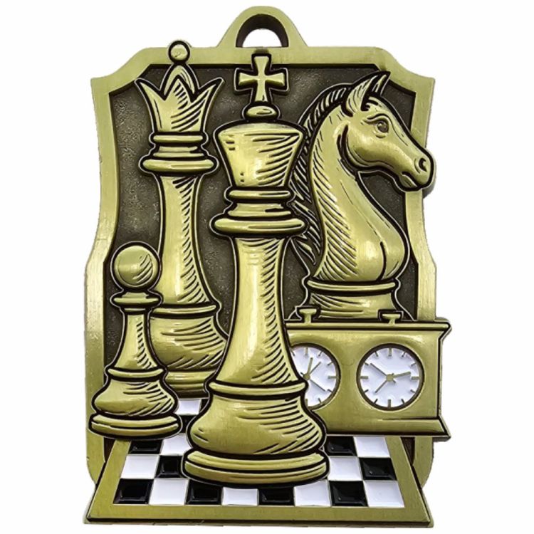 Medal odlewany szachy - M149/Z