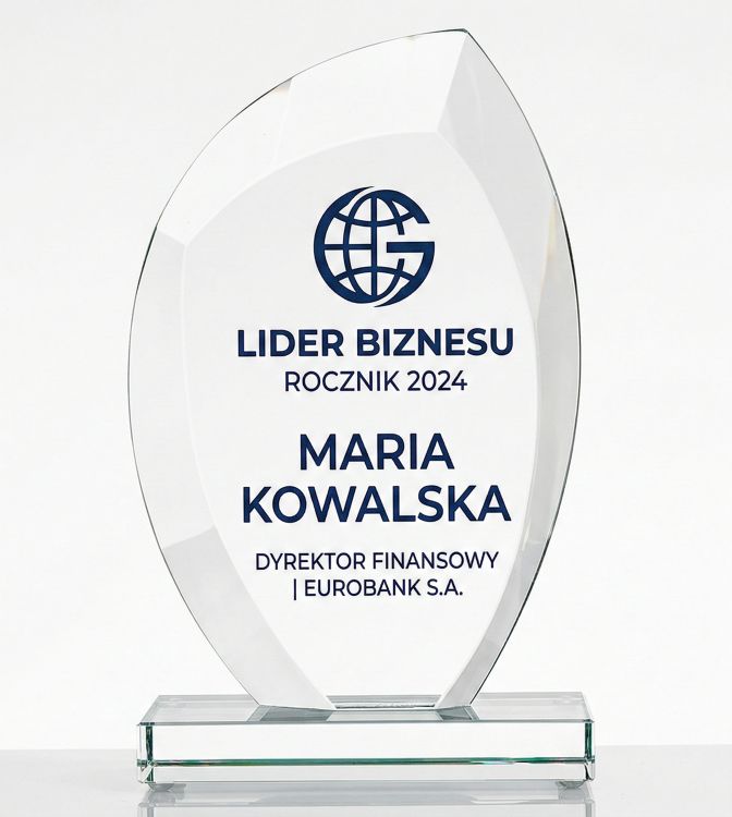 Ekskluzywna nagroda firmowa grawer G010