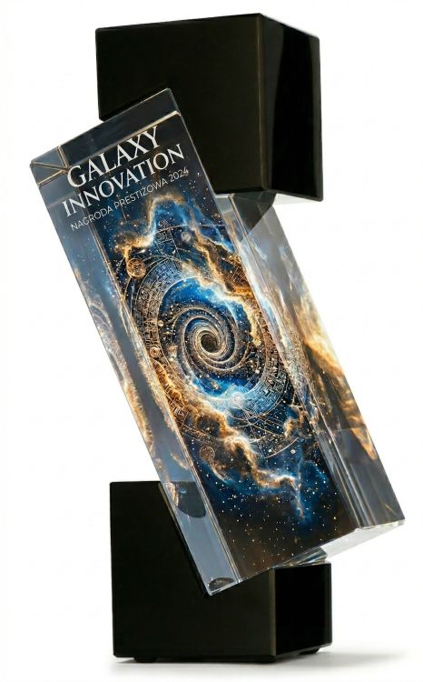 Ekskluzywne wyróżnienie biznesowe przestrzenny efekt głębi C080