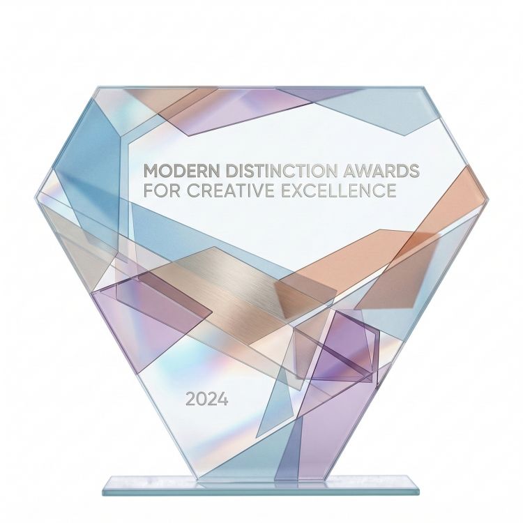 Ekskluzywne wyróżnienie biznesowe przestrzenny efekt głębi M79