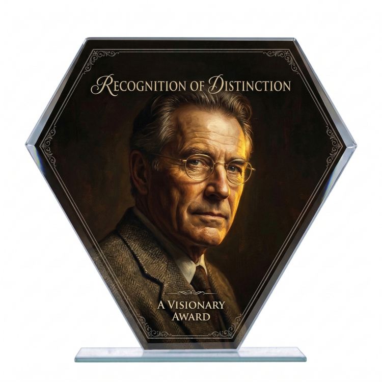 Szklane podziękowanie dla sponsora zawodów pełnokolorowy nadruk M79