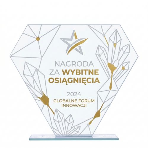 Nagroda dla najlepszego pracownika roku grawer wypełniony farbą M79