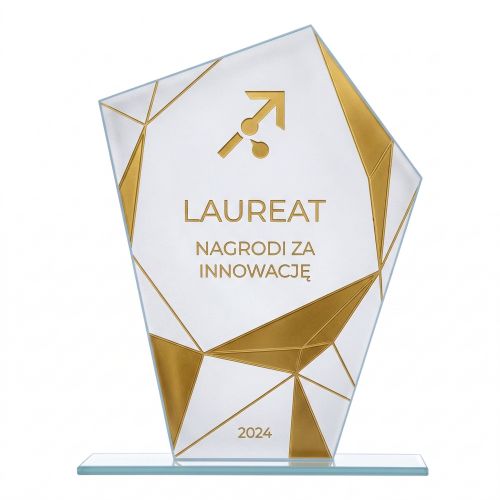 Wyróżnienie dla kluczowego pracownika grawer wypełniony farbą M80