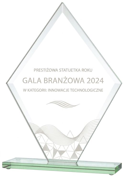 Eleganckie trofeum do gabinetu klasyczny mleczny grawer GS118