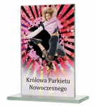 Szklana Statuetka Królowa Parkietu Nowoczesnego M65-DAN2 | Taniec Nowoczesny i Hip-Hop (4 Rozmiary)