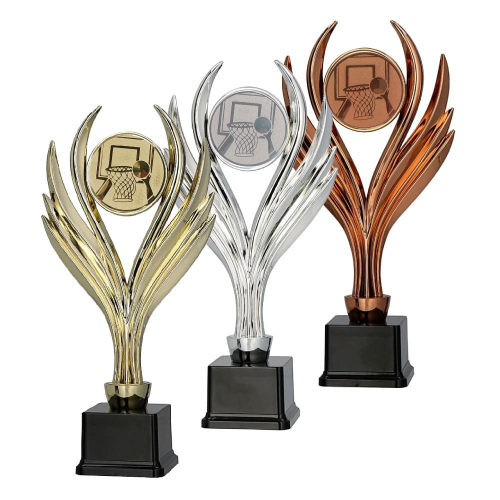 Dynamiczny Puchar Koszykarski 9310/D2-A8 | Złoty, Srebrny, Brązowy (25 cm)