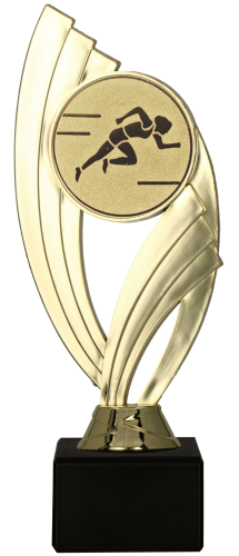 Statuetka Sprint 19cm | Biegi Krótkie B601G/BK-A31