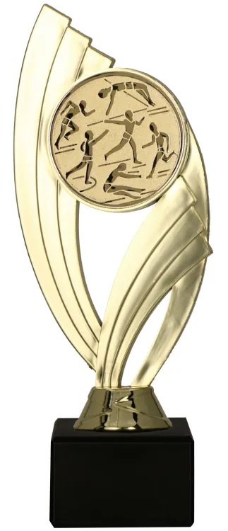 Statuetka Lekkoatletyka 19cm | Wielobój, Królowa Sportu B601G/BK-A29